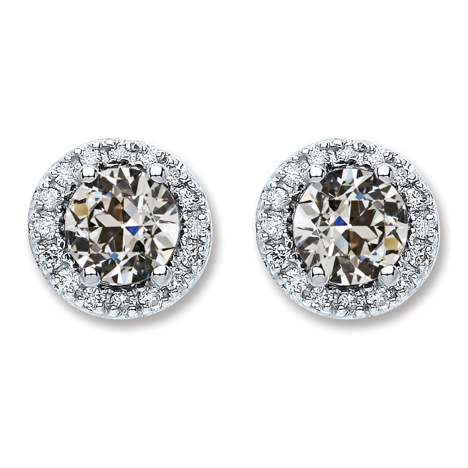 Brillanter Brillant Ohrringe 1,50 Karat – Hauptansicht