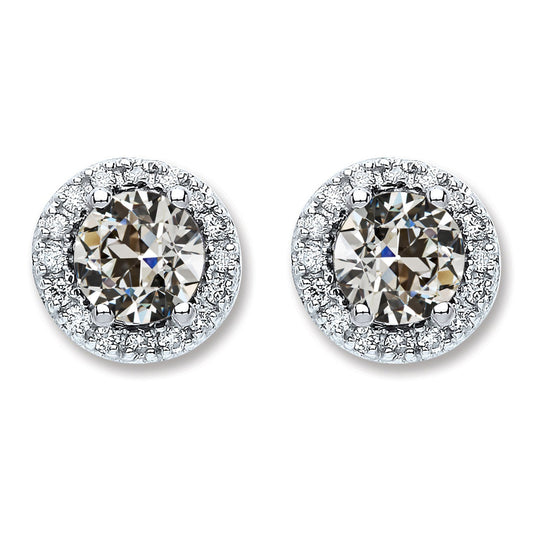 Brillanter Brillant Ohrringe 1,50 Karat – Hauptansicht