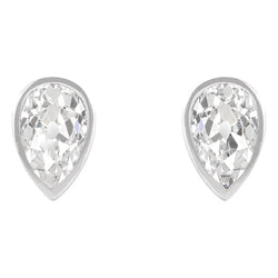 Echter Diamant Ohrstecker 2 Karat – 14K Weißgold