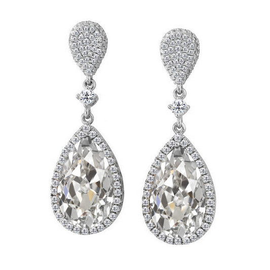 Ohrstecker 14K Weißgold mit Diamant – Hauptansicht
