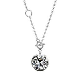Kunstvoller Antik-Schliff Diamant Anhänger-Halskette – 1,50