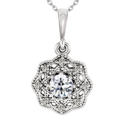 Natürlicher Vintage Edler Diamant Halo 1,50 Karat