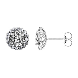 Edler Diamant Ohrhänger 1 Karat F/VS1 – 14K Weißgold
