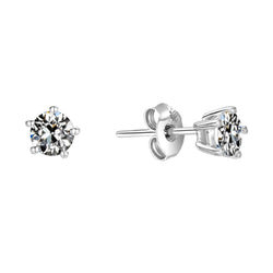 Diamant Ohrstecker 2 Karat G/VS1 – 14K Weißgold