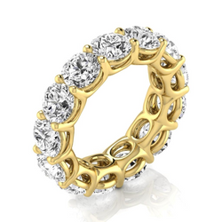 Hochwertiger 9,75-Karat Brillant Eternity Band