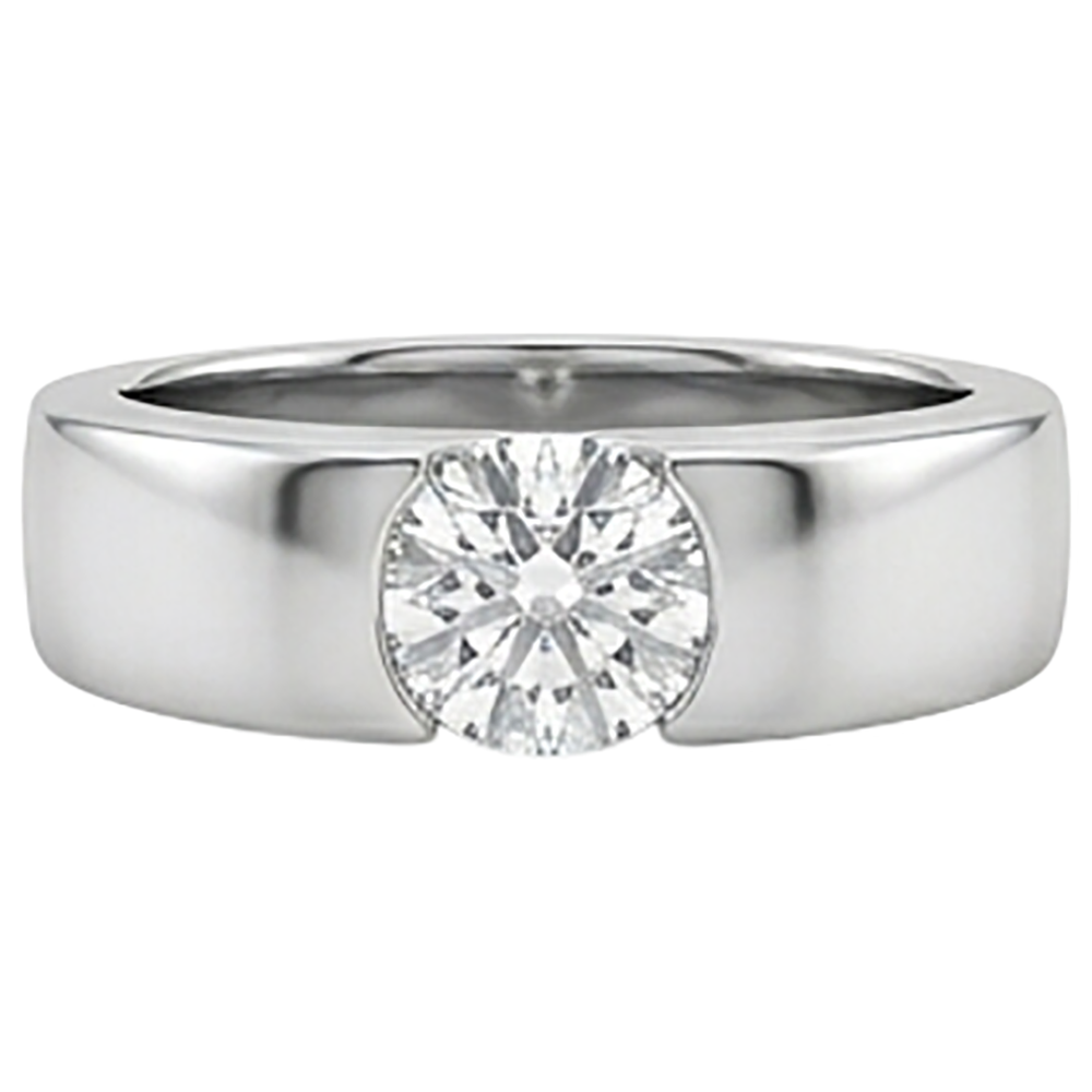 Wunderschöner Aus der Erde Abgebauter Natürlicher Diamant-Solitärring aus 2 Karat Echtgold
