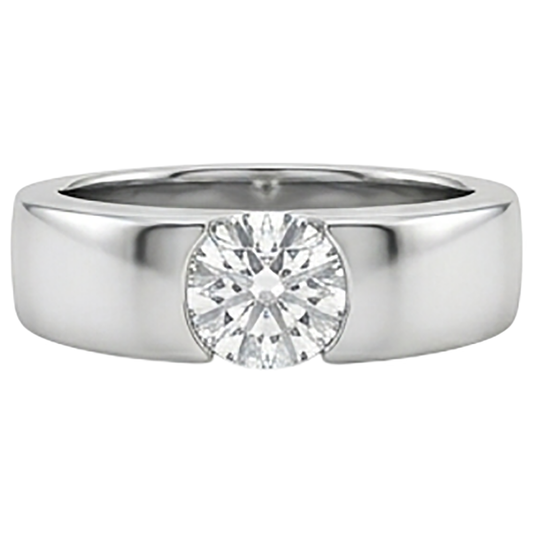 Wunderschöner Aus der Erde Abgebauter Natürlicher Diamant-Solitärring aus 2 Karat Echtgold