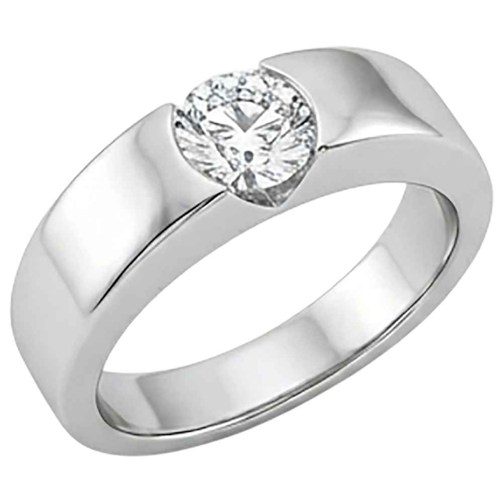 Wunderschöner Aus der Erde Abgebauter Natürlicher Diamant-Solitärring aus 2 Karat Echtgold