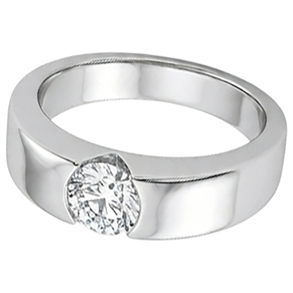 Wunderschöner Aus der Erde Abgebauter Natürlicher Diamant-Solitärring aus 2 Karat Echtgold