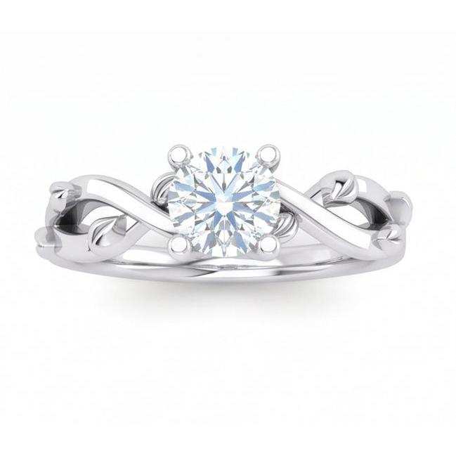echter round diamant 1.75Karat ring Detailansicht