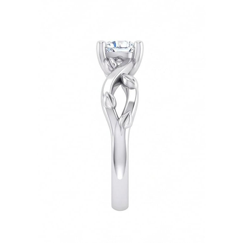 echter round diamant 1.75Karat ring auf Weiß