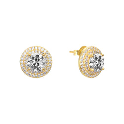 Brillanter Brillant Ohrringe 5 Karat – 14K Gelbgold |