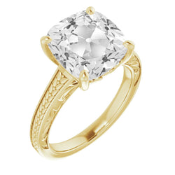 5 Karat Diamant Solitär-Ring in 14K Gelbgold