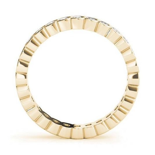Eleganter Brillant Eternity Band 3,24 Karat – Frontansicht