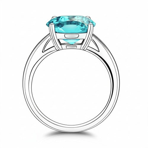 Zeitloser 3 Karat Paraiba Solitärring