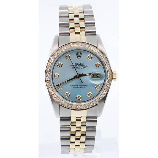 Zweifarbige Diamant-Zifferblatt, Rolex