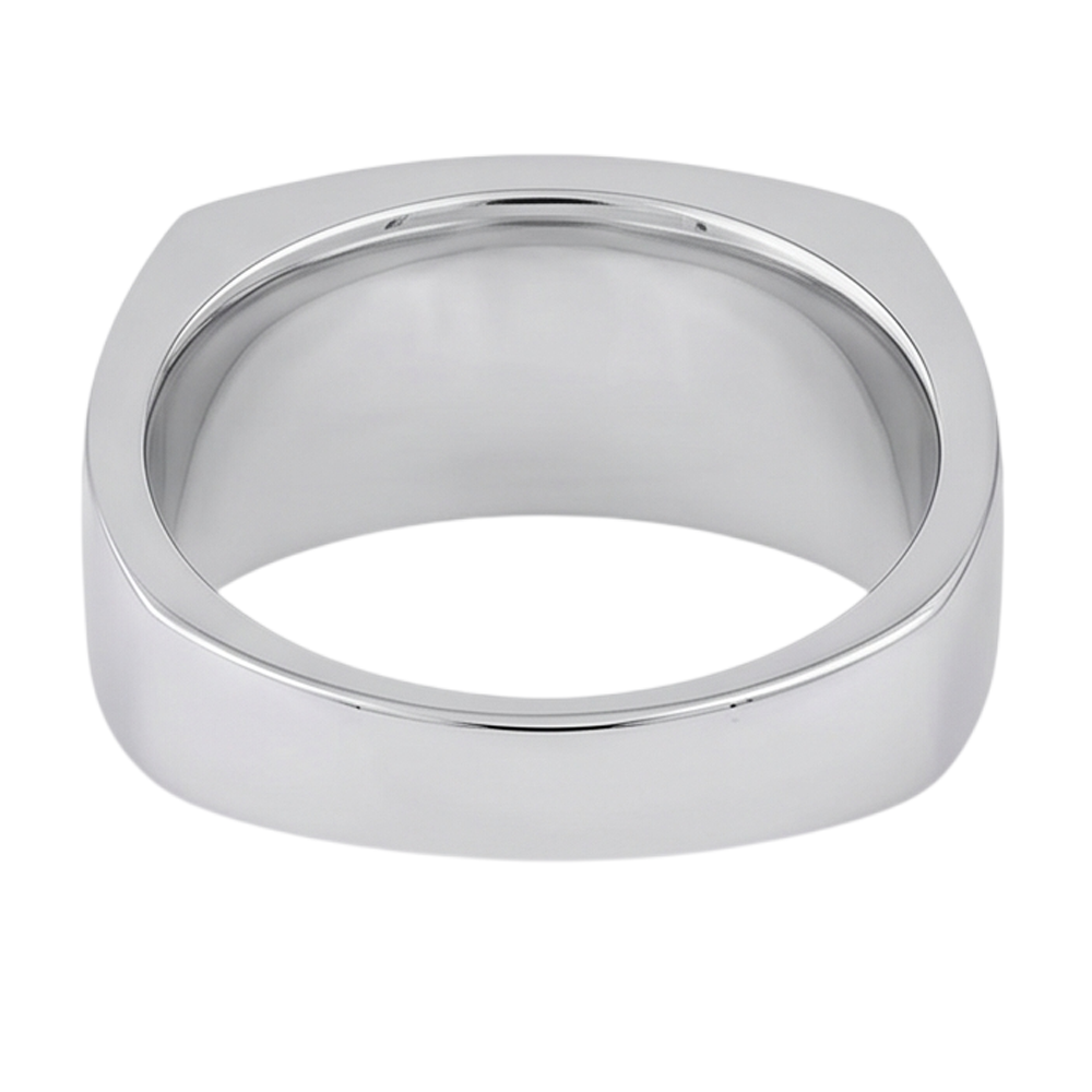Zweifarbiger 14K 0,40 Karat Runder Echt Aus der Erde Abgebauter Natürlicher Diamant Herrenring Solitär