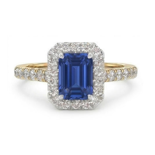 echter round diamant 3Karat ring Seitenansicht