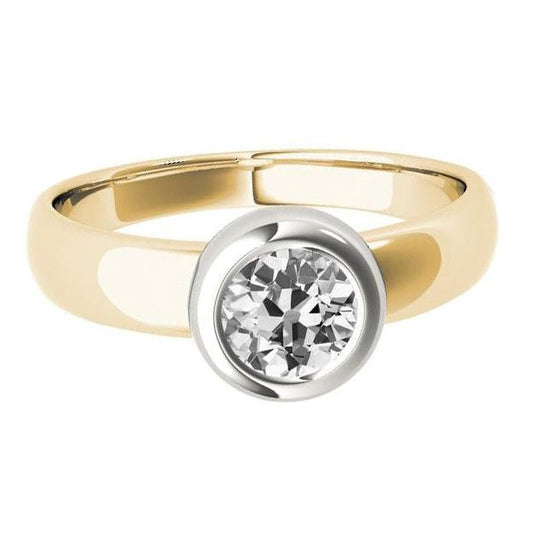 echter round diamant 1.50Karat ring Seitenansicht