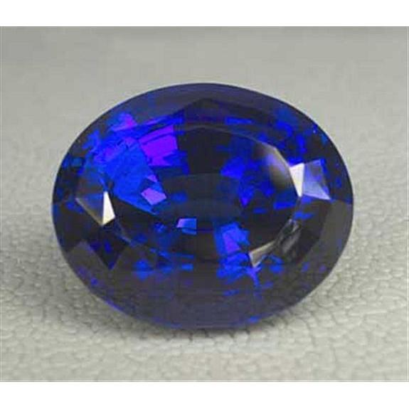 Blauer Tansanit Loose Sapphires Natural 7-Karat Gold – Hauptansicht