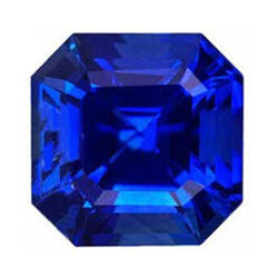 Blauer Tansanit im Asscher-Schliff Loose Sapphires Natural 7