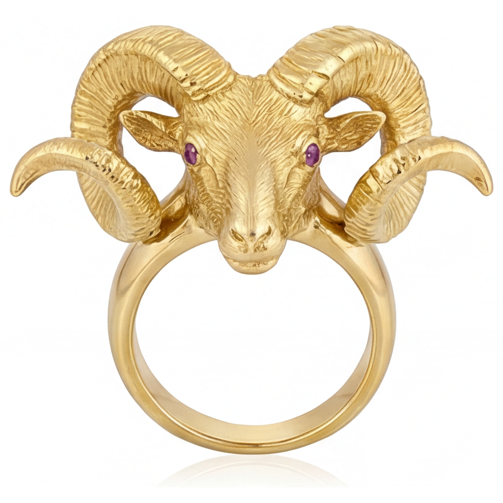Echter Amethyst Edelstein-Ring – Hauptansicht