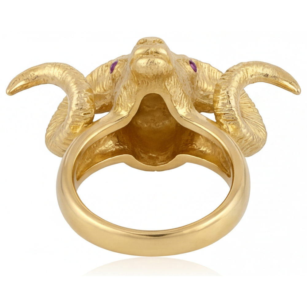 Luxuriöser Edelstein-Ring 0,10 Karat – Seitenansicht