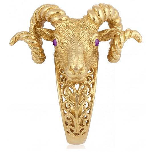 Schimmernder Schmuckstein-Ring 0,05 Karat – Hauptansicht