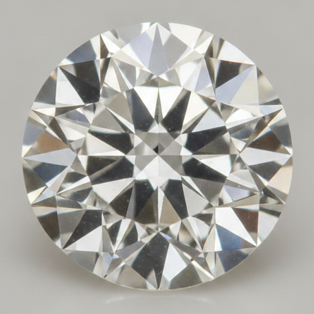 Antiker 6 Karat G VS1 loser Diamant Alteuropäischer Schliff Natur Rund aus der Erde gewonnen