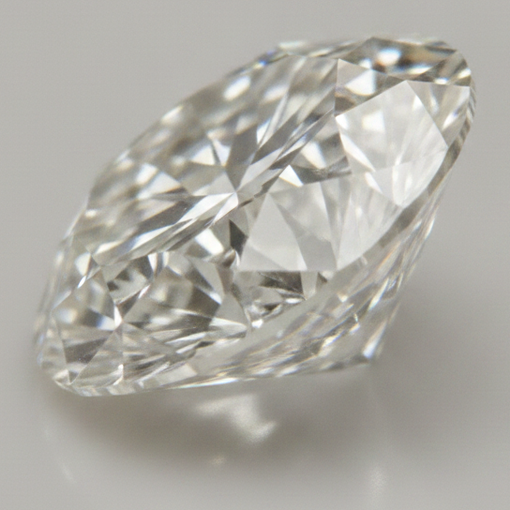 Antiker 6 Karat G VS1 loser Diamant Alteuropäischer Schliff Natur Rund aus der Erde gewonnen