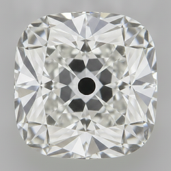 Antiker Kissenschliff aus der Erde gewonnen Echter 5 Karat F VS1 loser Diamant