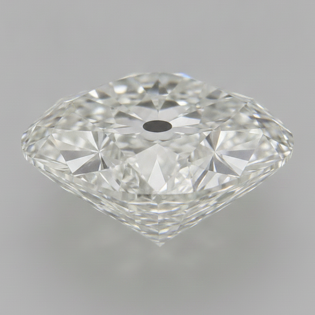 Antiker Kissenschliff aus der Erde gewonnen Echter 5 Karat F VS1 loser Diamant