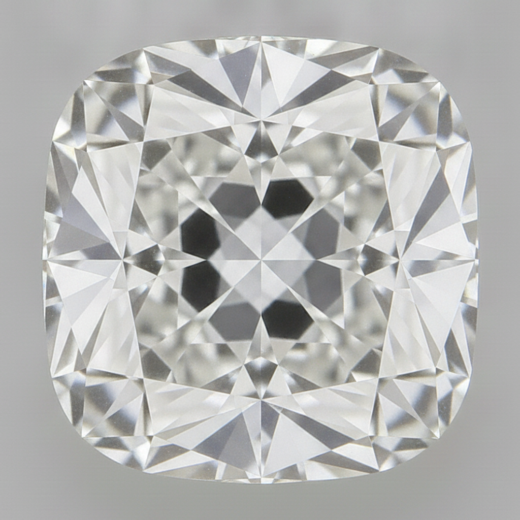 Antiker Kissenschliff aus der Erde gewonnen Echter 5 Karat F VS1 loser Diamant