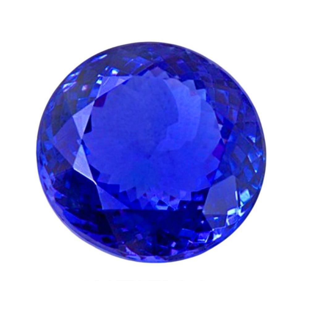 Premium Blauer Tansanit Loose Sapphires Natural 4 Karat – Hauptansicht
