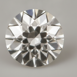 Authentischer 5 Karat Alteuropäischer Schliff Runder aus der Erde gewonnener Natürlicher loser Diamant H VS1