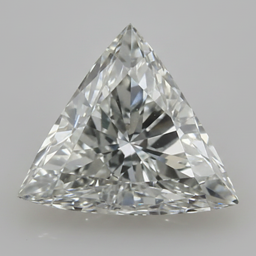 Authentischer loser Diamant im Trillion-Schliff, natürlich, 9 Karat, G VS1, aus der Erde gewonnen