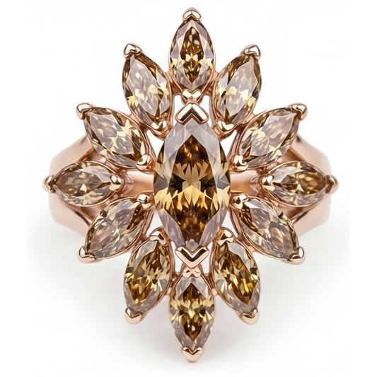 Exquisiter Brillant Ring 4 Karat – Hauptansicht