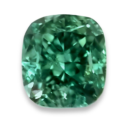 Echter natürlicher grüner Diamant Kissenschliff 4 Karat lose veredelt