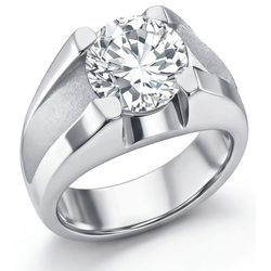 Handgefertigter IGI-Zertifiziert Diamant Herren-Ring – 2 Karat