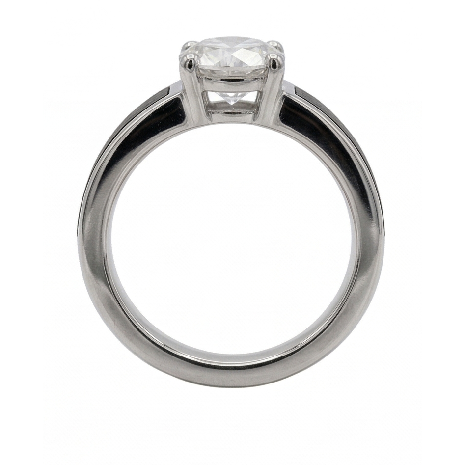 Exquisiter Diamant Männer-Ring 1,50 Karat – Profilansicht