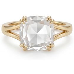 Luxuriöser Solitär-Ring mit Rosen-Schliff Diamant – 3,75 Karat