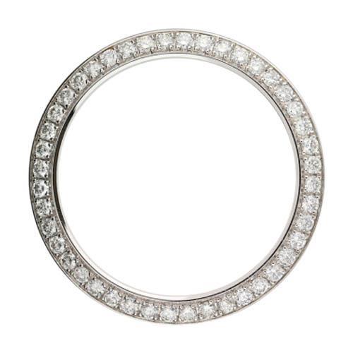 Erdgewonnener Brillant Uhr 4,5 Karat Gold – Hauptansicht