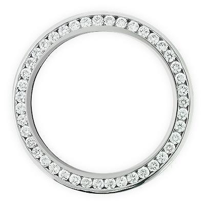 Erdgewonnener Edler Diamant Uhr 3 Karat Stainless Steel – Hauptansicht