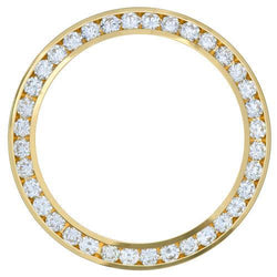 Herren Rund-Brillant Diamant Luxusuhr in 14K Gelbgold – 4 Karat