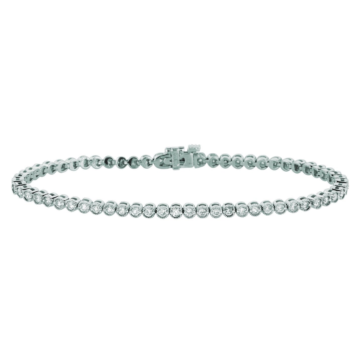 Brillant Brillantschliff Schmuck in 14K Weißgold – Hauptansicht