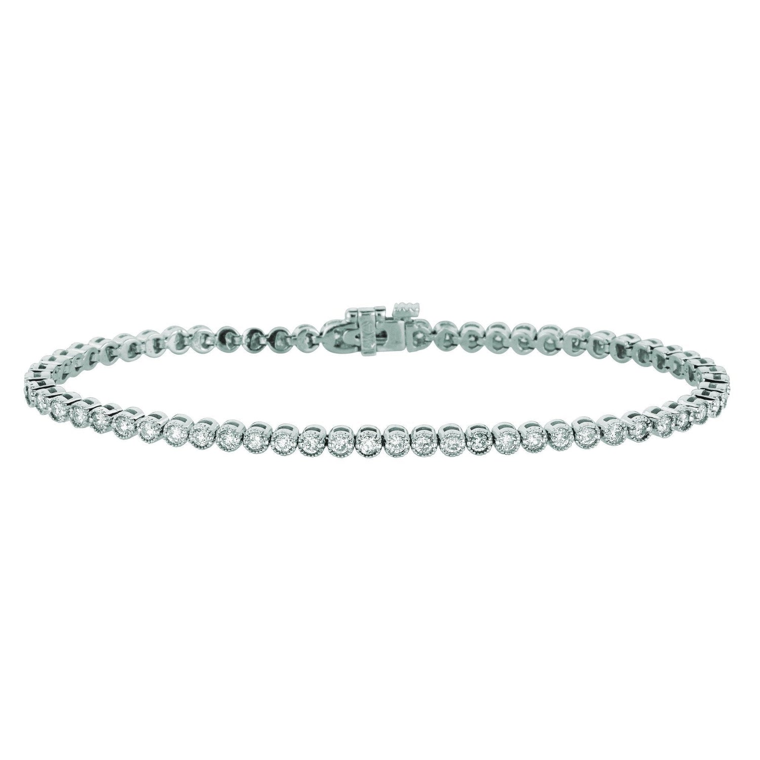 Brillant Brillantschliff Schmuck in 14K Weißgold – Hauptansicht