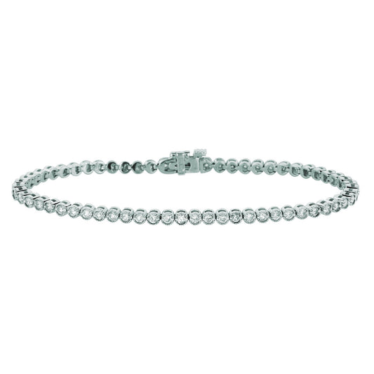 Brillant Brillantschliff Schmuck in 14K Weißgold – Hauptansicht