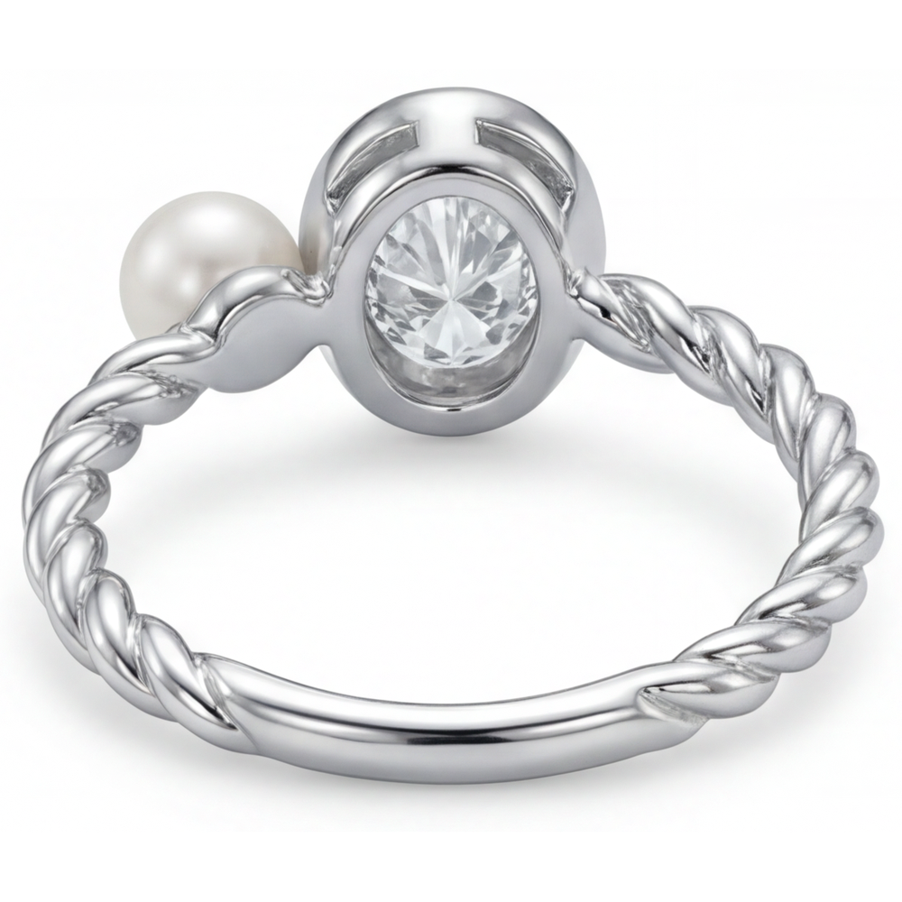 Designer Edler Diamant Einzelstein-Ring 1,50 Karat – Draufsicht