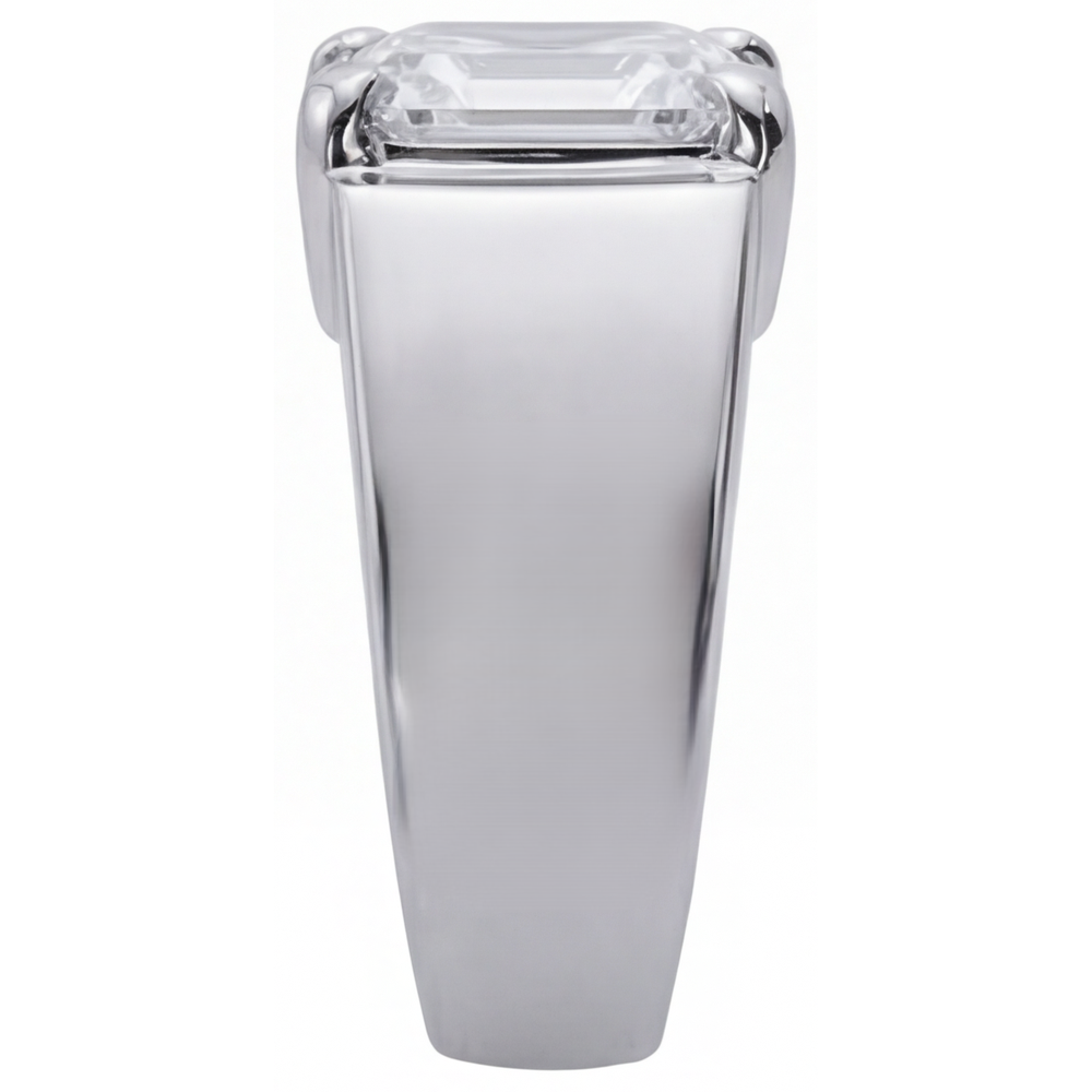 Edler Diamant Herren-Ring – Schrägansicht