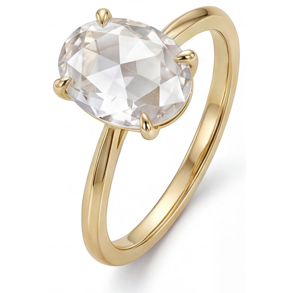 Eleganter Ring 4,25 Karat – Frontansicht
